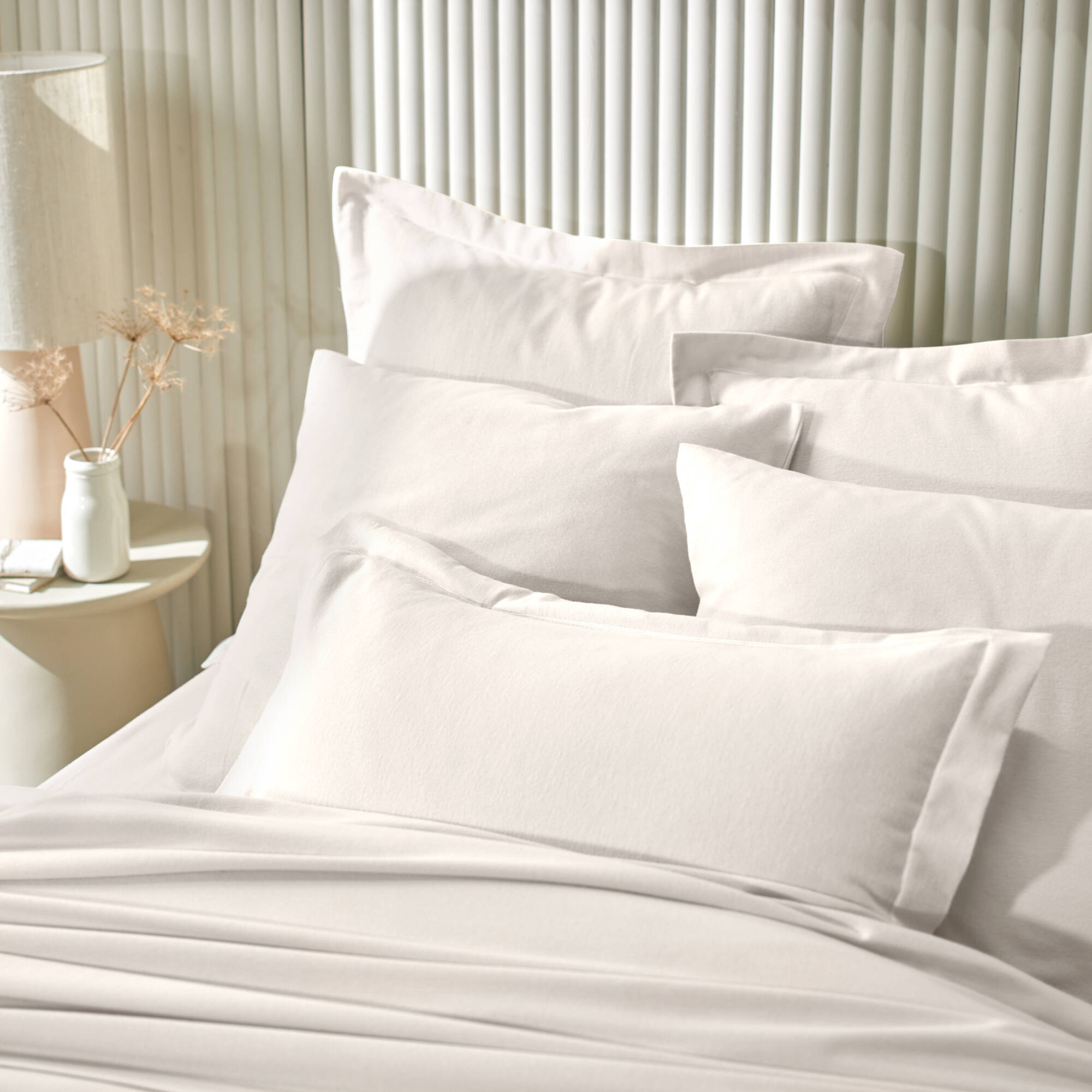 Linge de lit uni flanelle