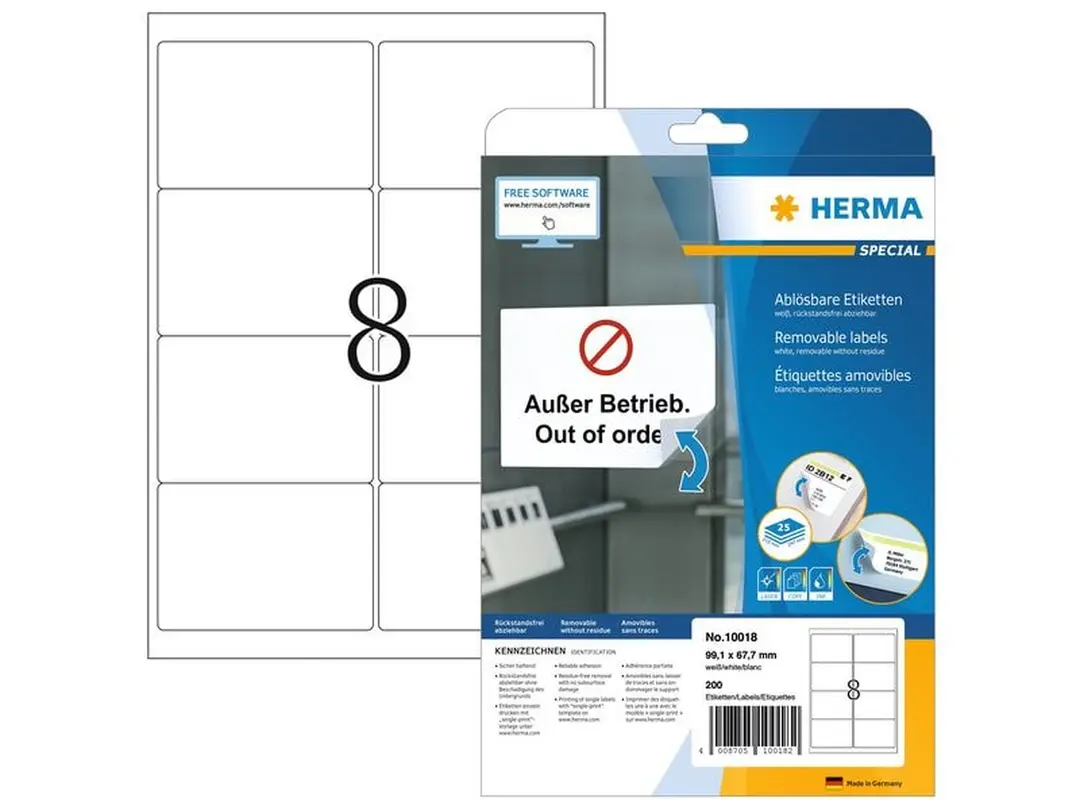 Etiketten 200er-Set Herma