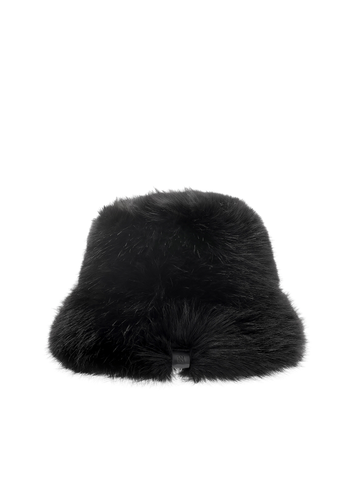 Synthetic fur bucket hat