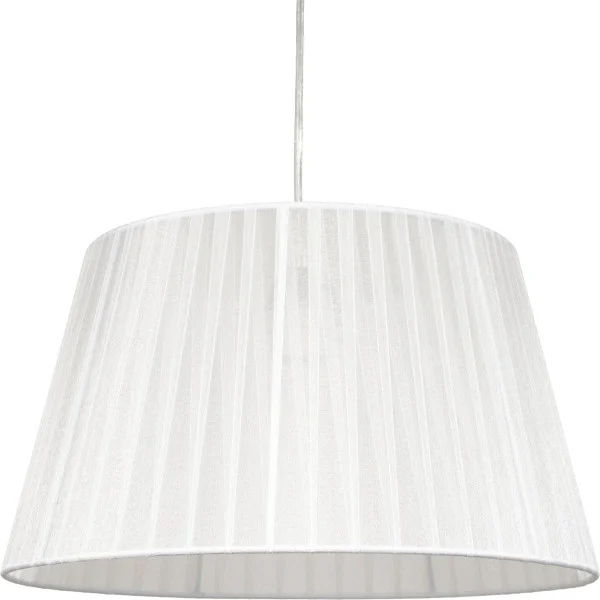 Lampa wisząca srebrno-biała TIZIANO 1xE27x60W wym: 105x37x37 cm Candellux