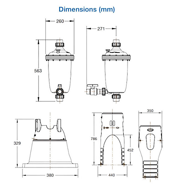 Filtre piscine MultiCyclone MC12 Waterco