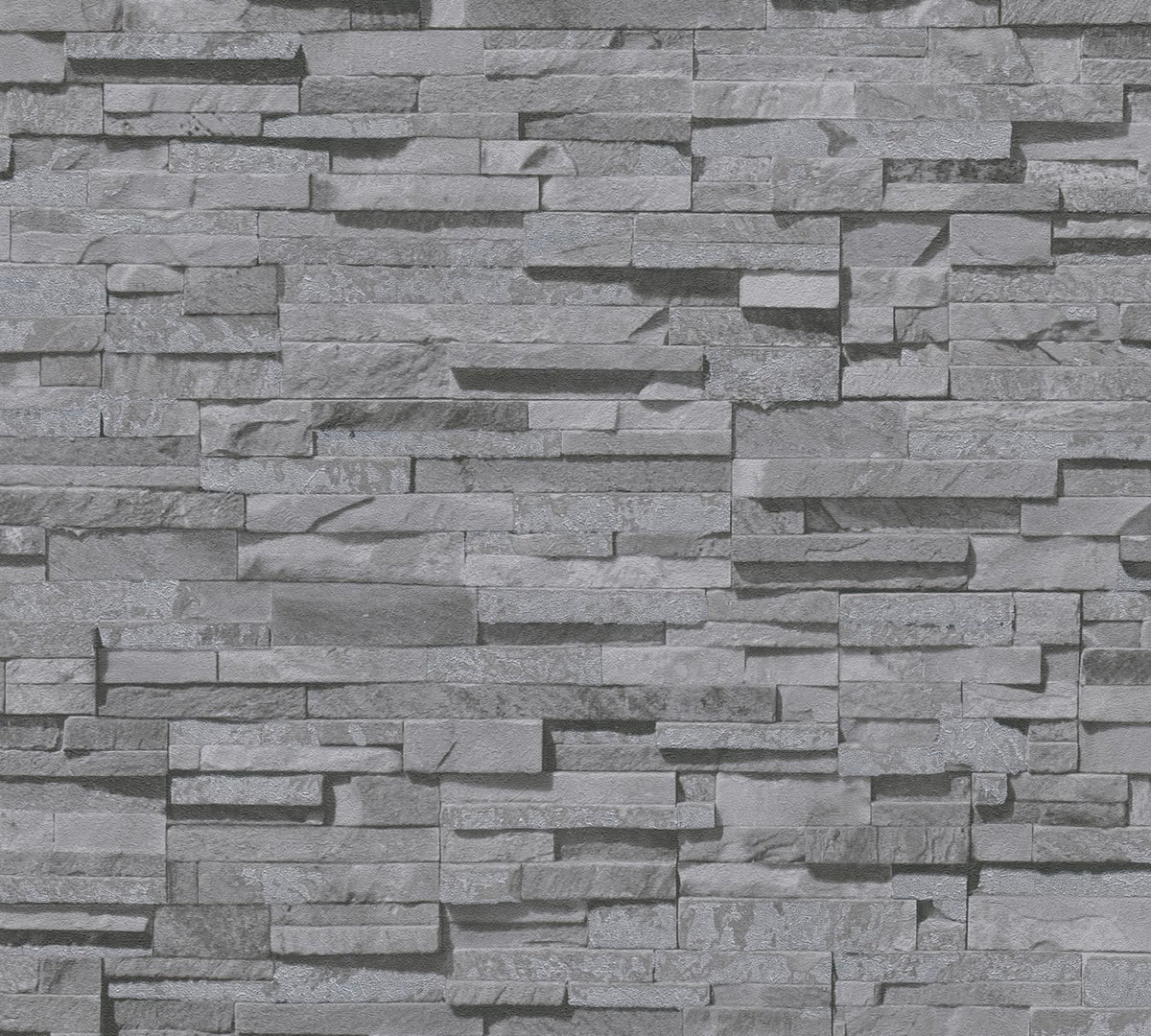 Livingwalls behang steen grijs - 53 cm x 10.05 m - AS-388163