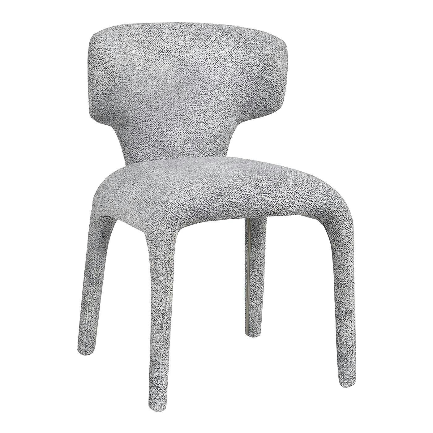 Chaise de salle à manger design grise (lot de 2) TULSA