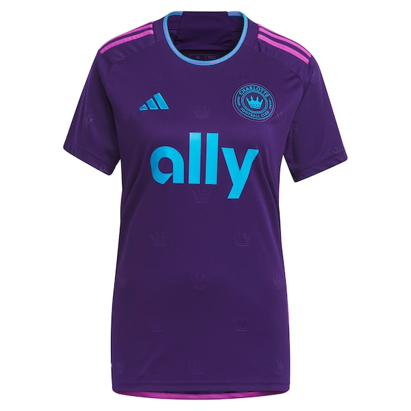 Charlotte FC adidas Women's 2023 Crown Jewel Kit Replica Jersey - Purple