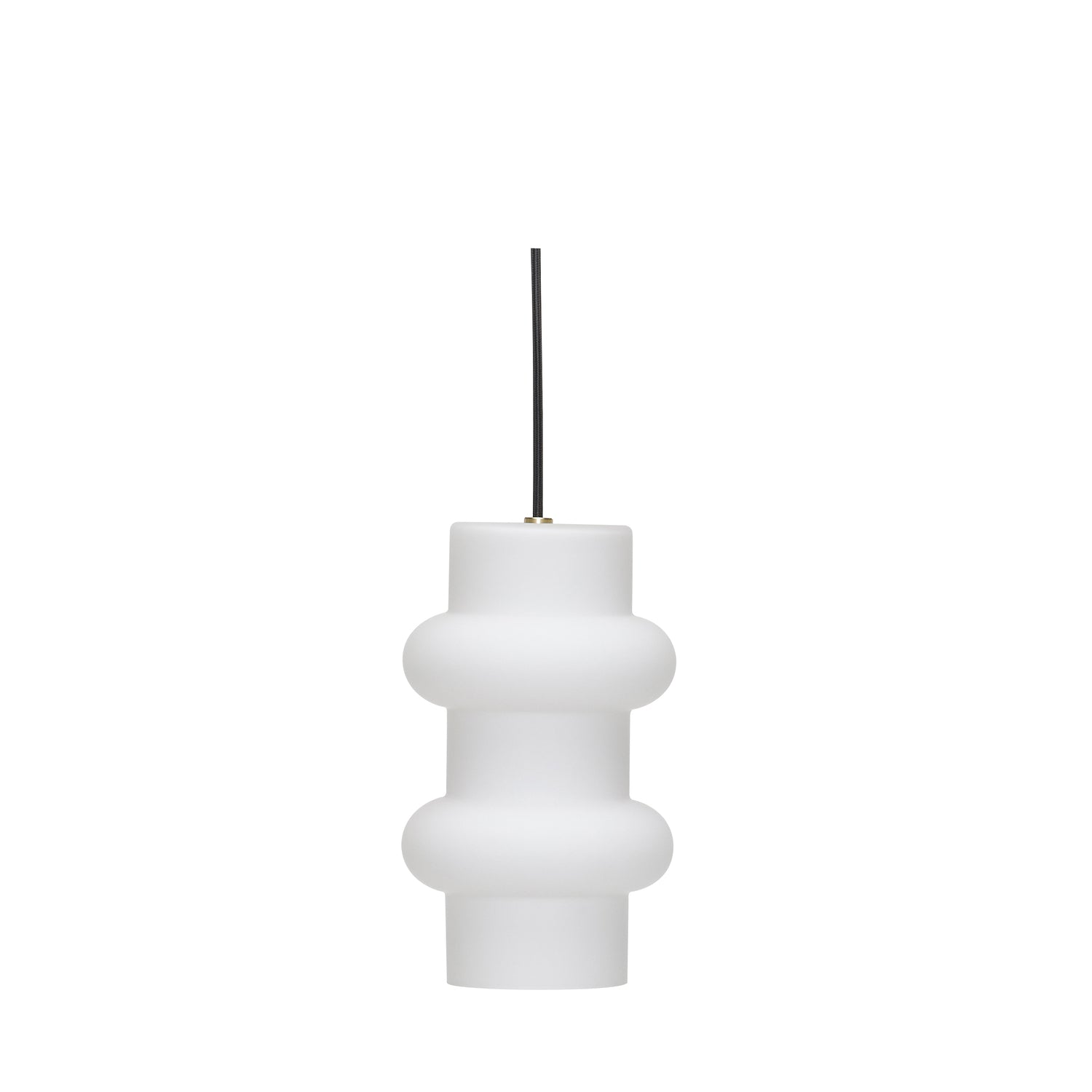 Hübsch hanglamp Pilule - glas/staal - ø15xh25cm