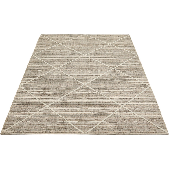 Teppich »Crosby«, 160x230 cm, grau-braun