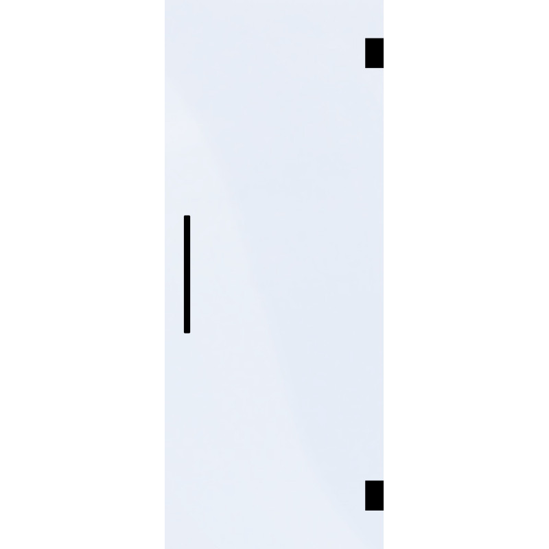 Porte en verre sécurit Thytan Everyway Black mat 83 x 211 cm THYS