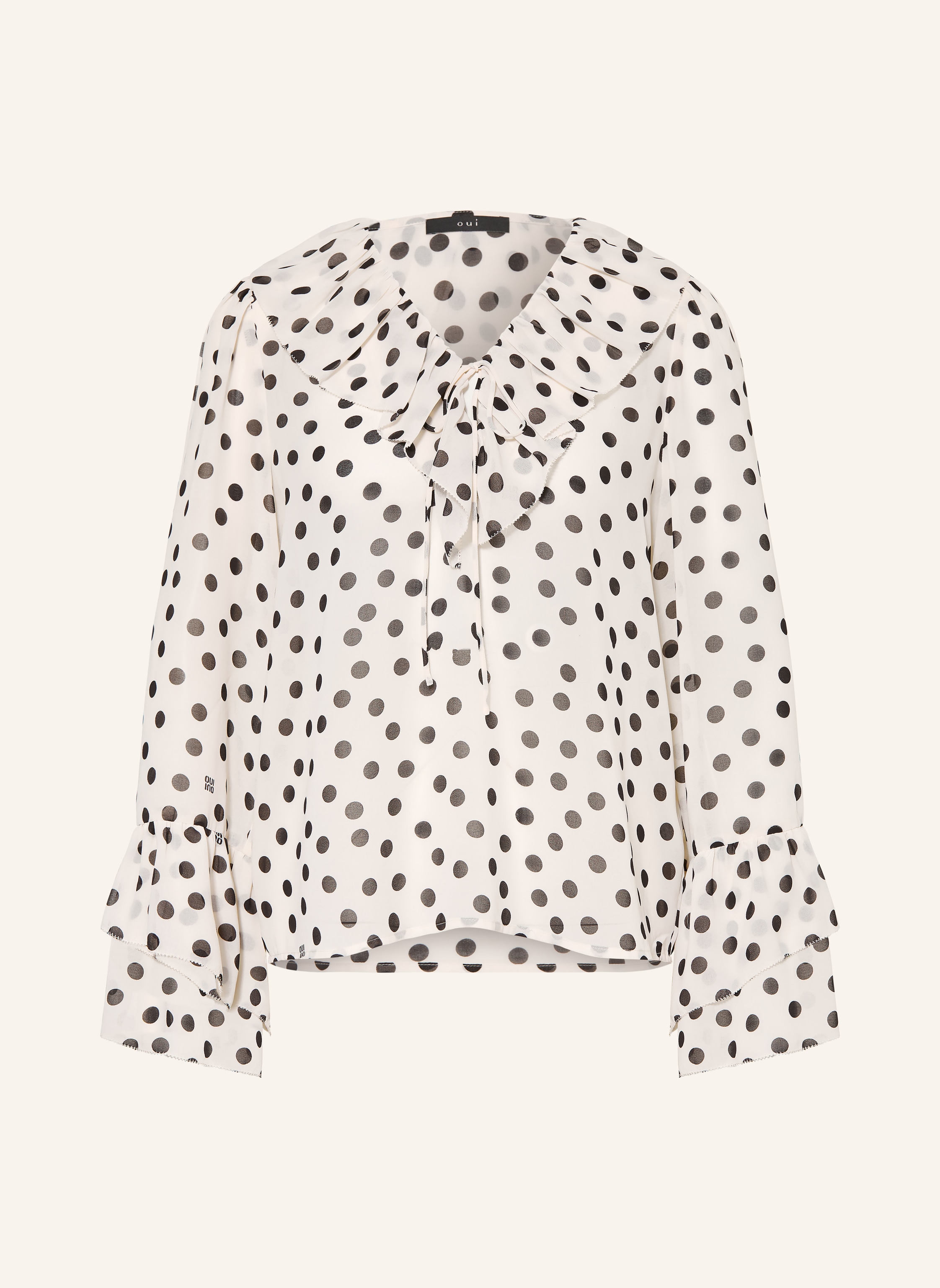 Oui Blusenshirt mit Volants
