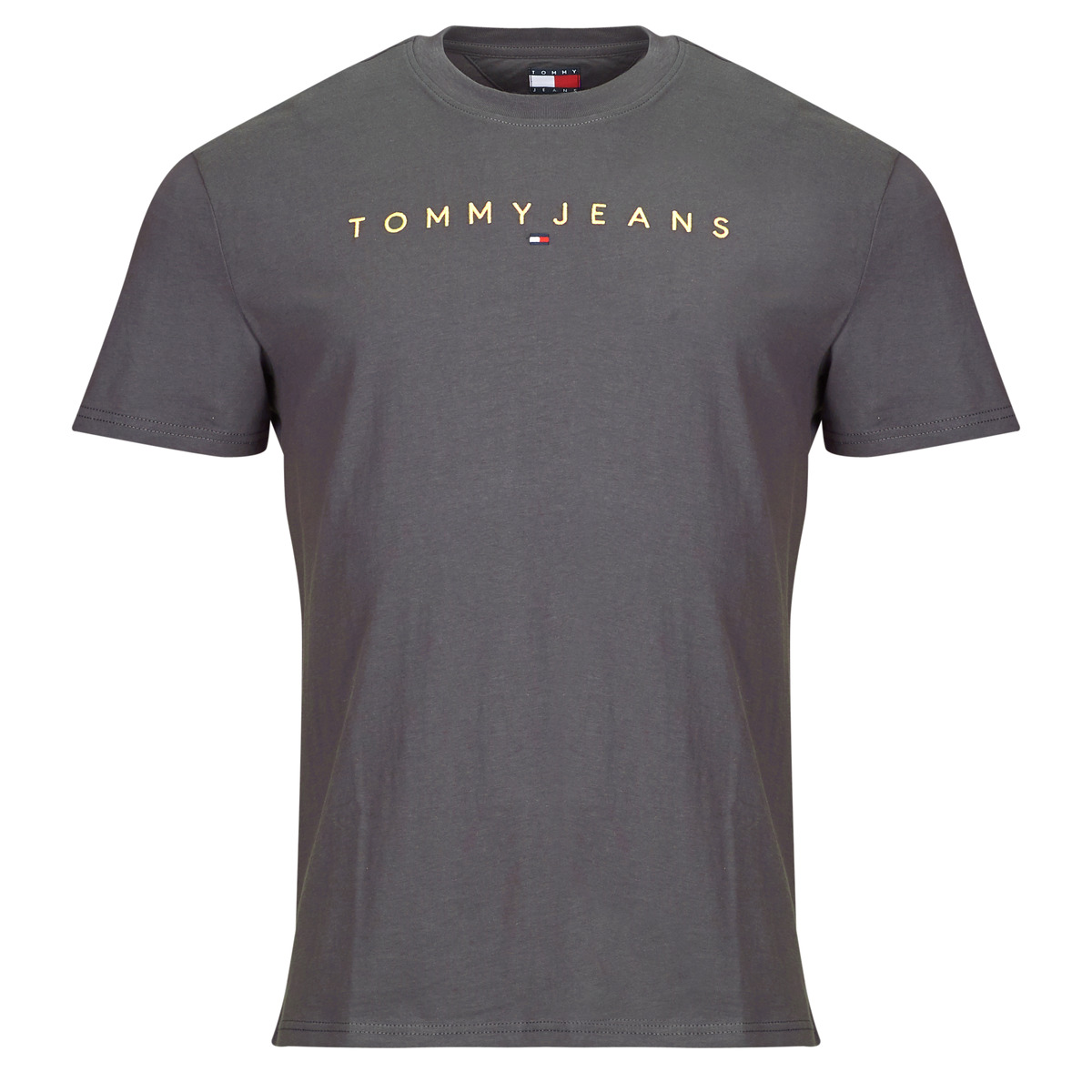 Tommy Jeans - TJM REG LINEAR LOGO TEE EXT - Grey