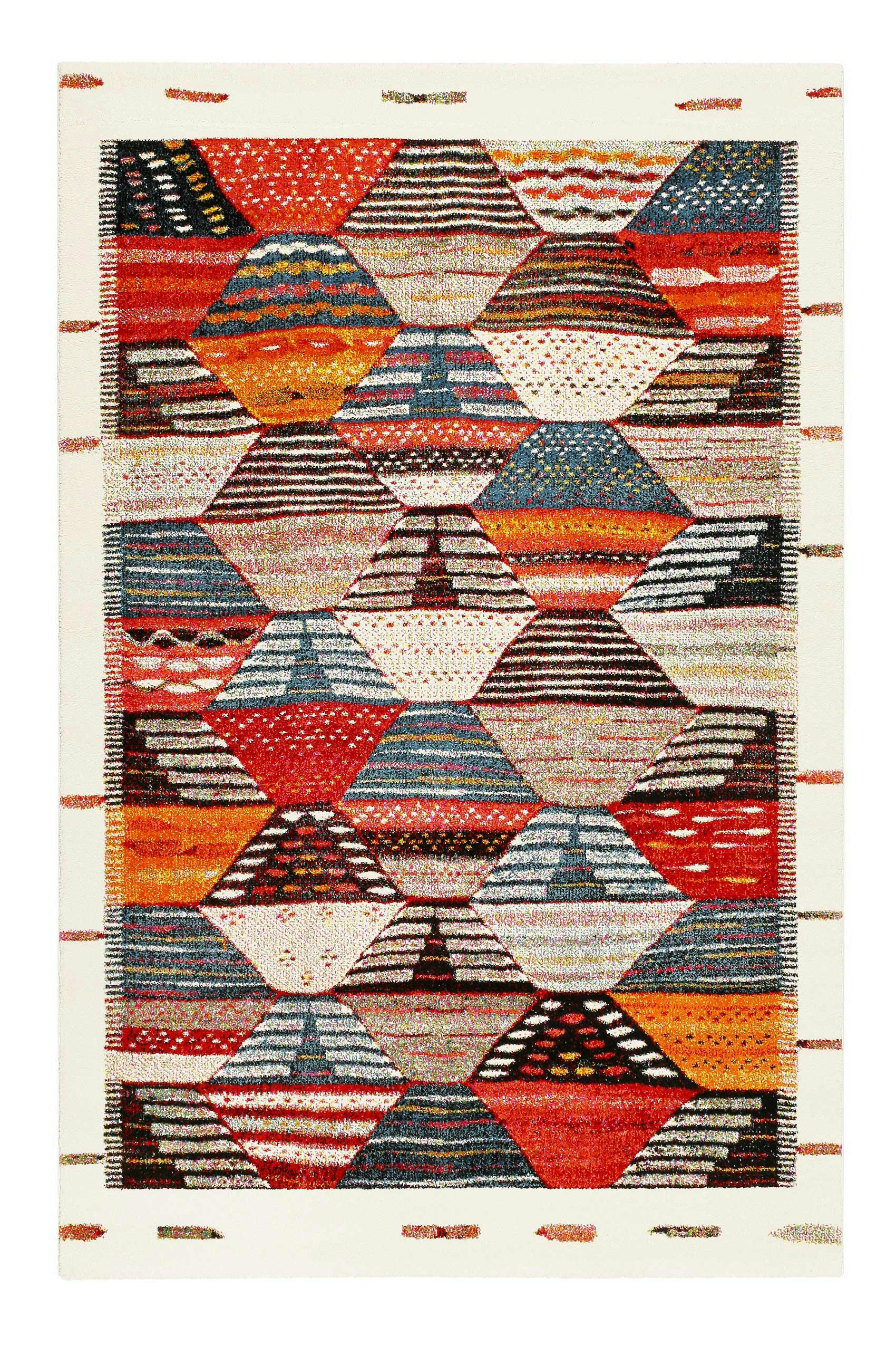 MODERN BERBER - Tapis inspiration berbère multicolore pour salon, chambre 290x200