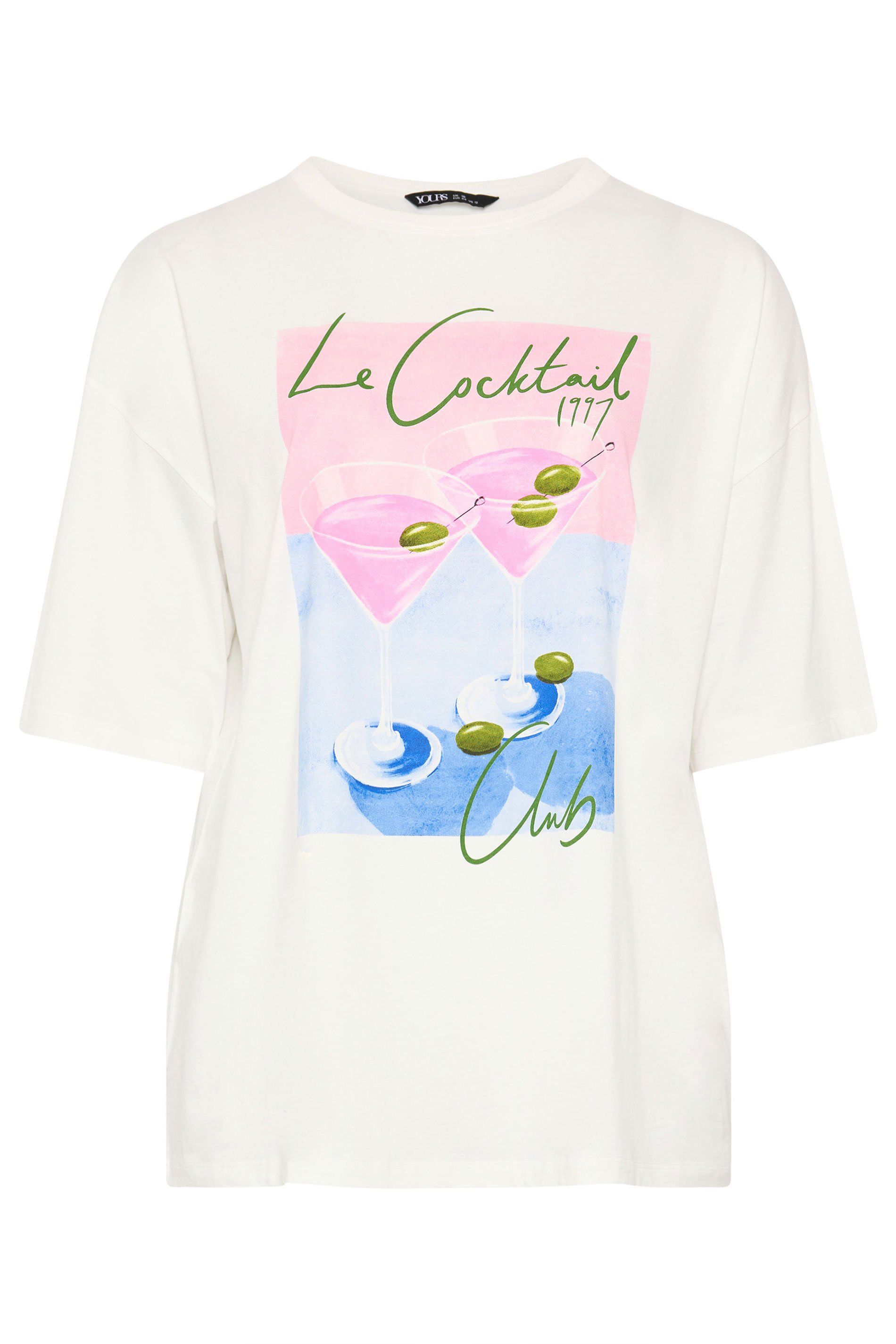 Yours Le Cocktail' Boxy T-Shirt