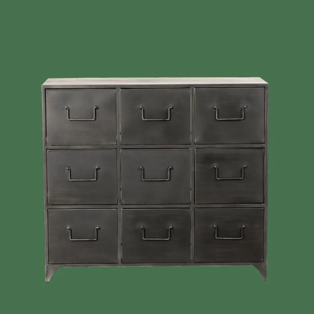 Commodes^CASA PHARMA Meuble De Pharmacie Noir