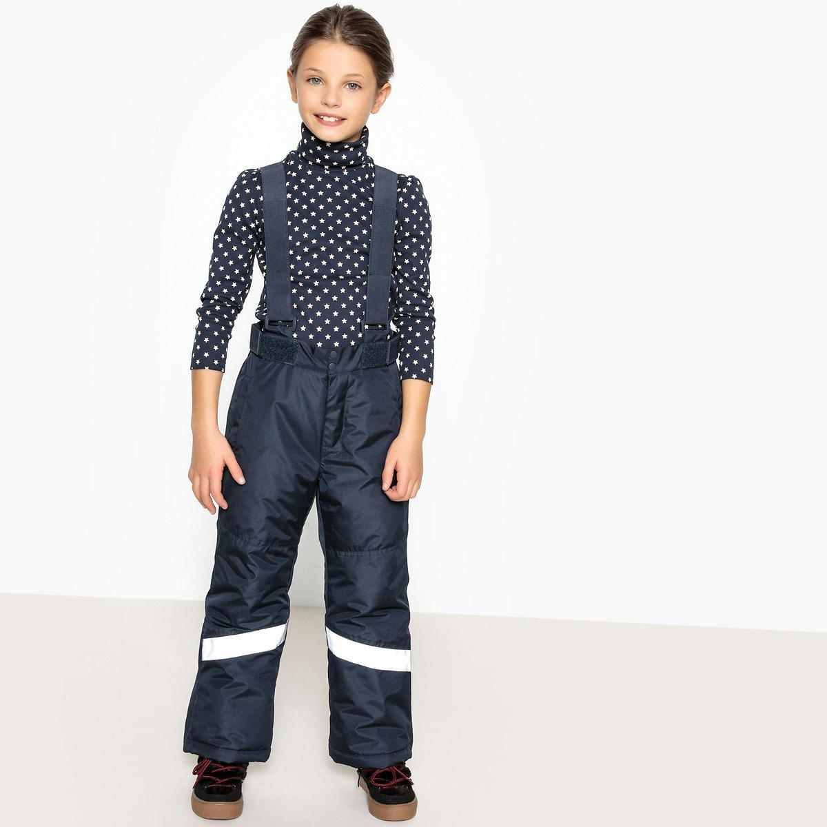 Pantalon de ski à bretelles fille