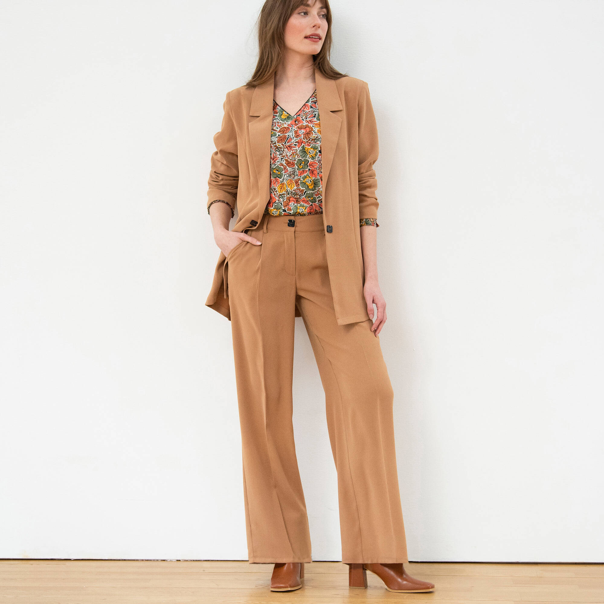 Pantalon large fluide