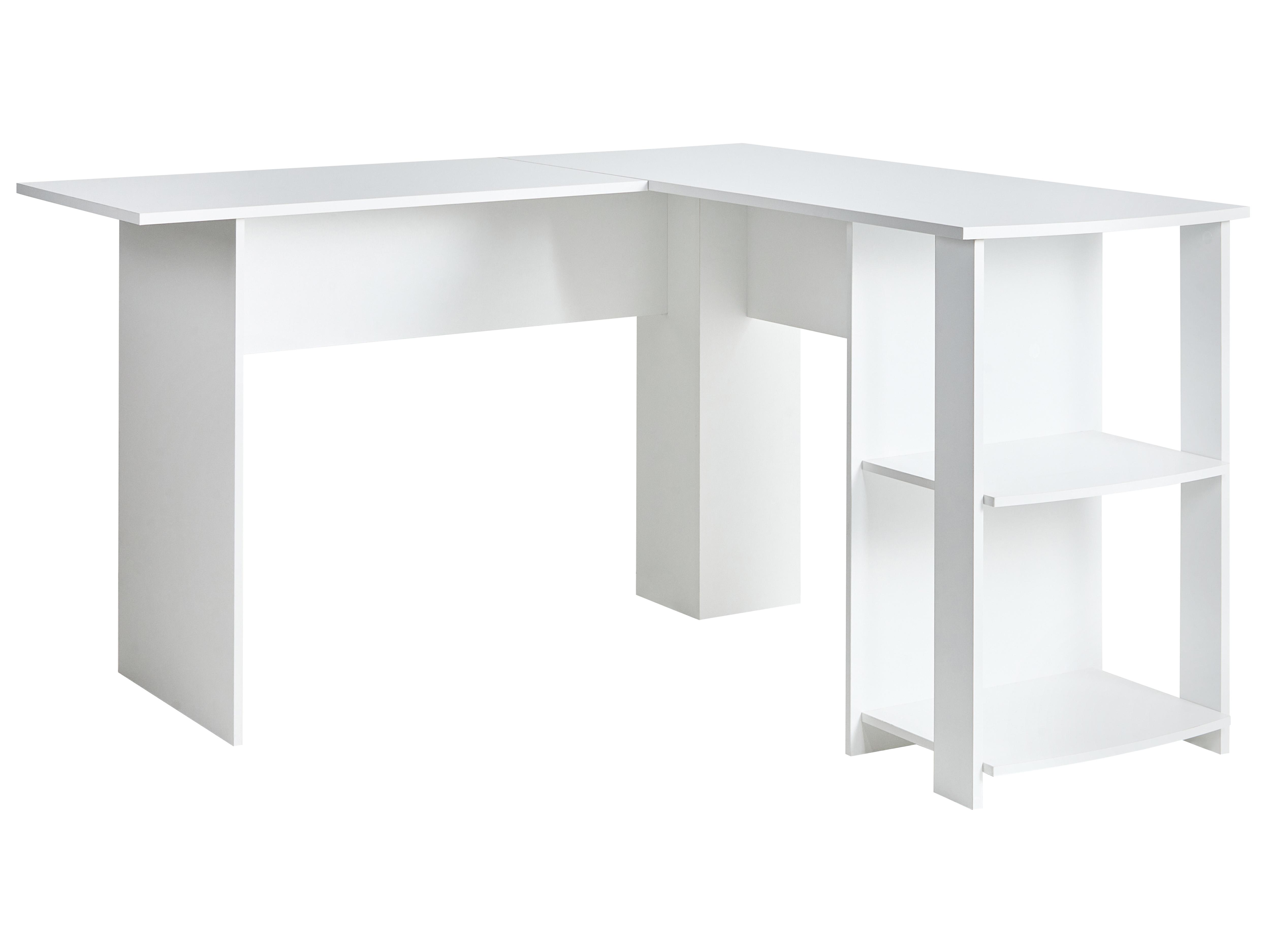 Corner Desk SNYDER White 125 cm 125 cm