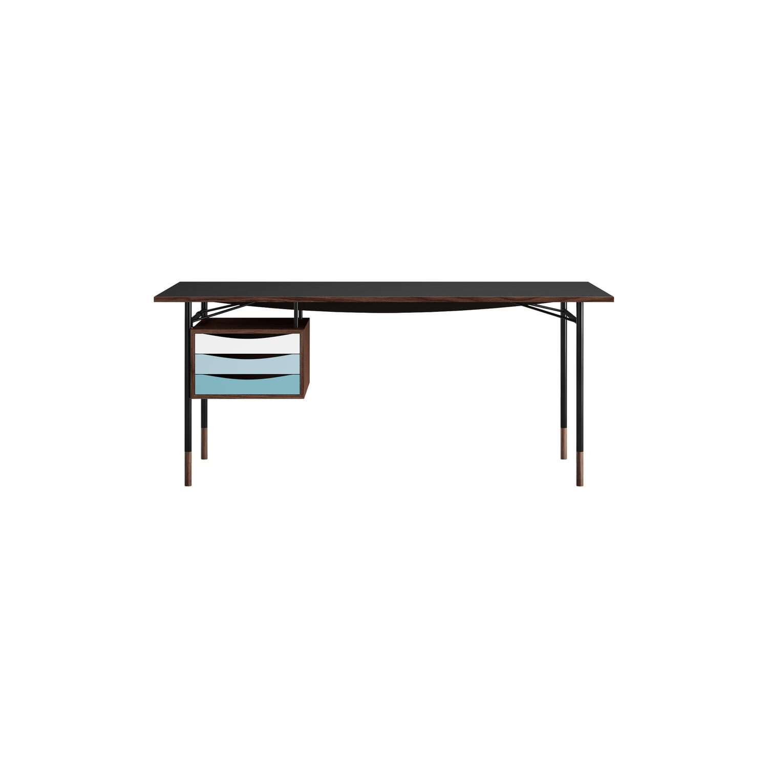 Nyhavn Arbejdsbord, black/cold