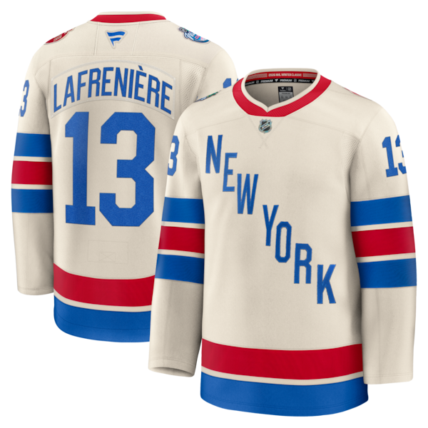 Alexis Lafreniere New York Rangers  2026 NHL Winter Classic Premium Jersey - Beige