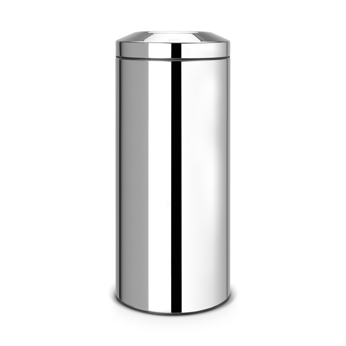 Brabantia Prullenbak met vlamdover Flame Guard met metalen binnenemmer, 30 liter, RWTÜV certificaat - Brilliant Steel