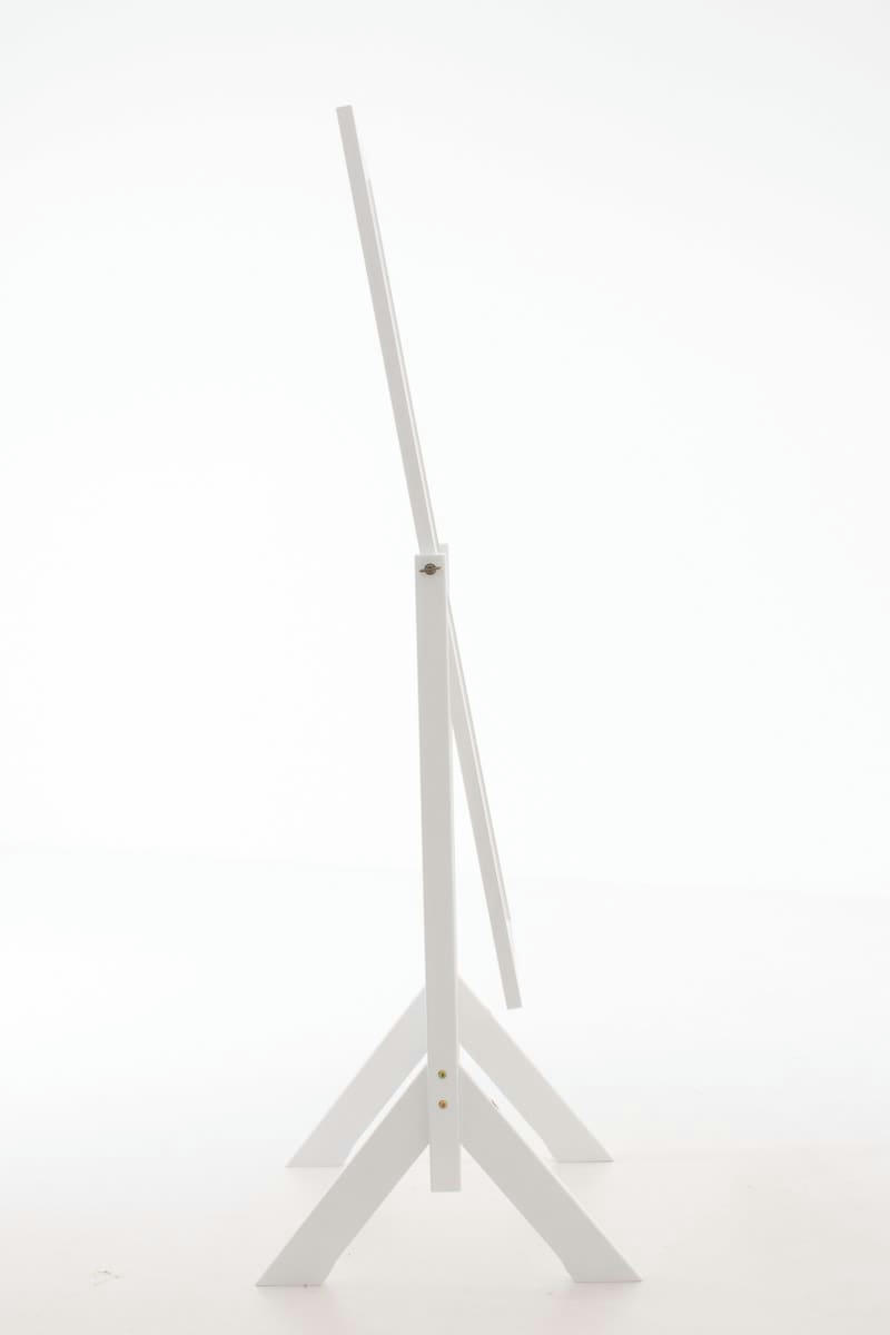 ELVIS - Miroir sur pieds en bois Blanc