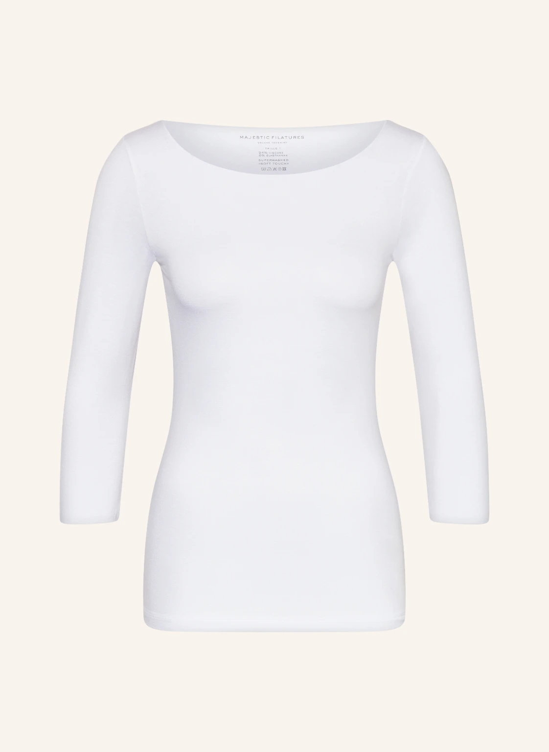 MAJESTIC FILATURES Shirt mit 3/4-Arm