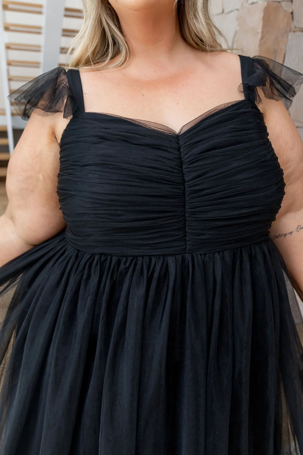 Princess Maxi Dress in Black
