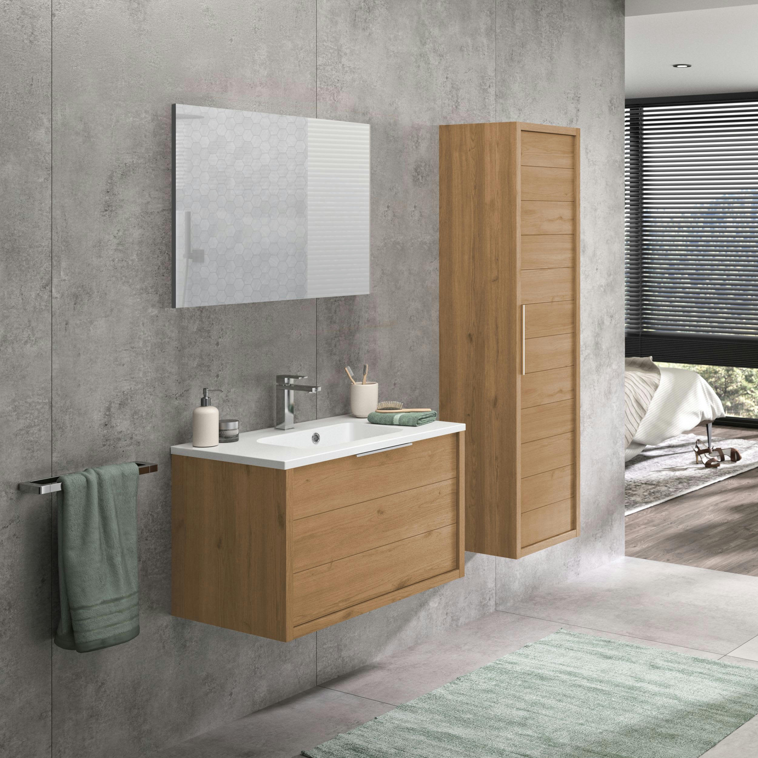 SORENTO - Meuble sous-vasque huilé