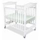 Foundations Biltmore Compact Fixed Side Clearview Crib in White