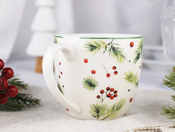 Kubek 0,46 lDuo - Christmas Leaves 15.CHLE.K46