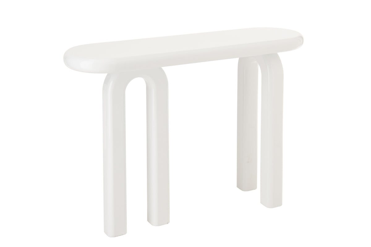 J-Line decoratie Console Archie - hout - wit