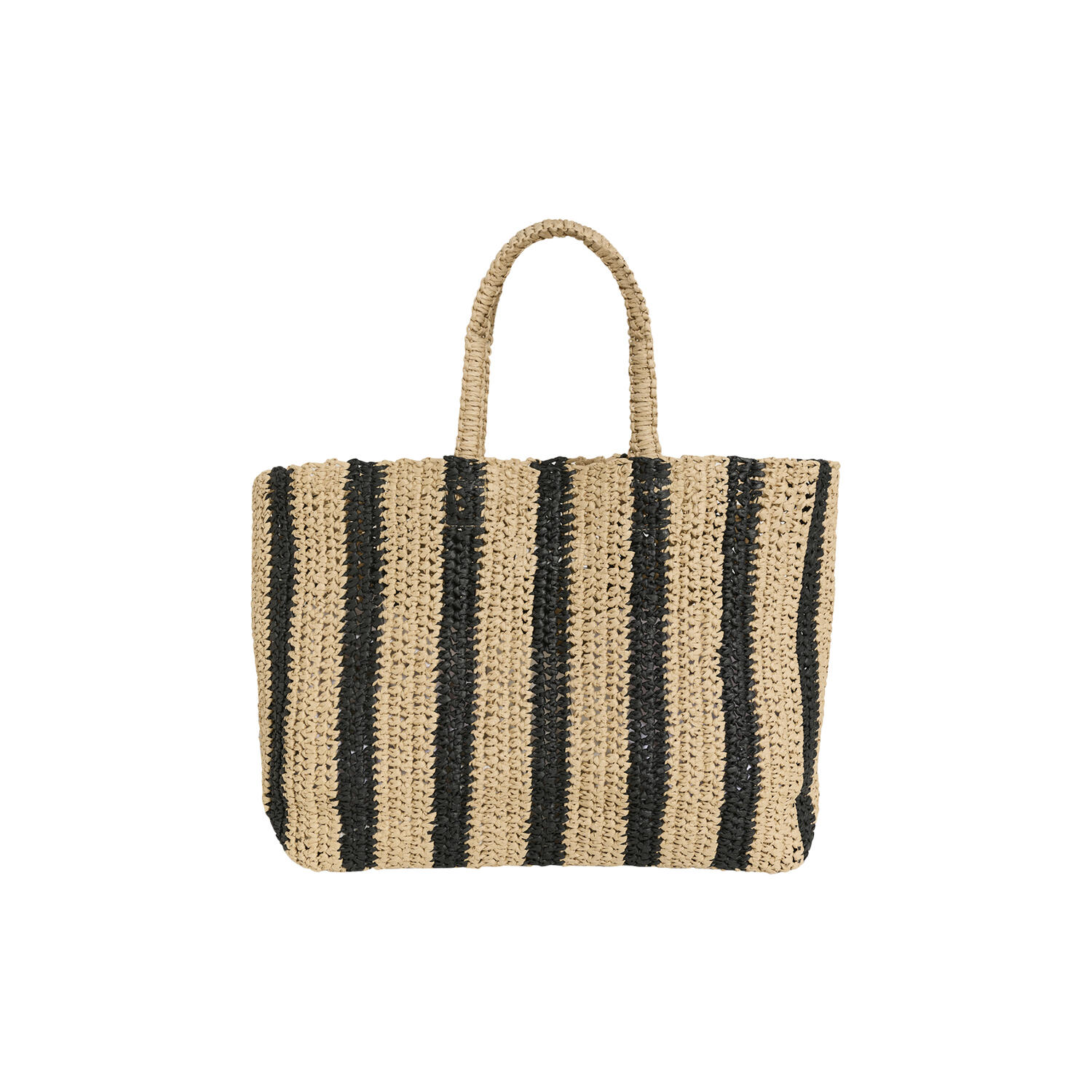 GiorgiaPW Bag, natural and black stripe