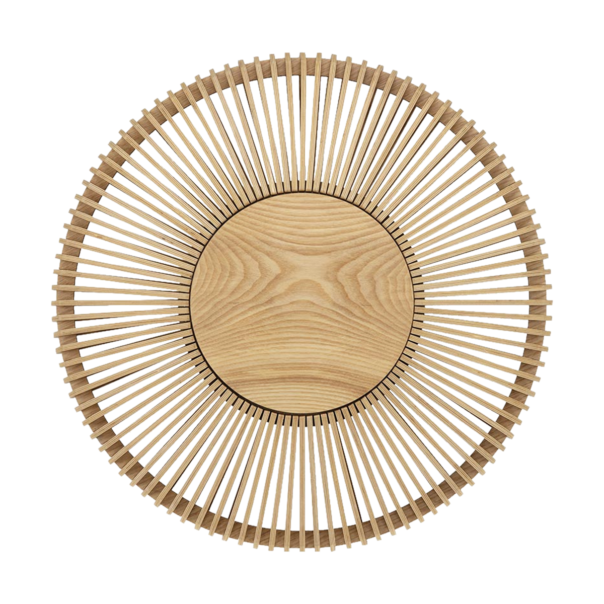 Umage Clava Up Wood Large houten wandlamp naturel - Ø 49 cm