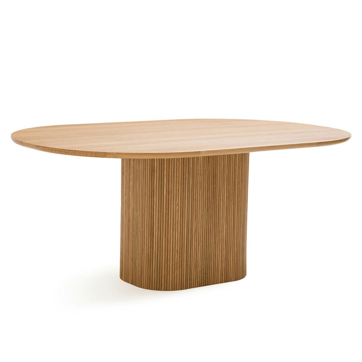 Table à manger plaqué chêne 6/8 couverts, Tamula