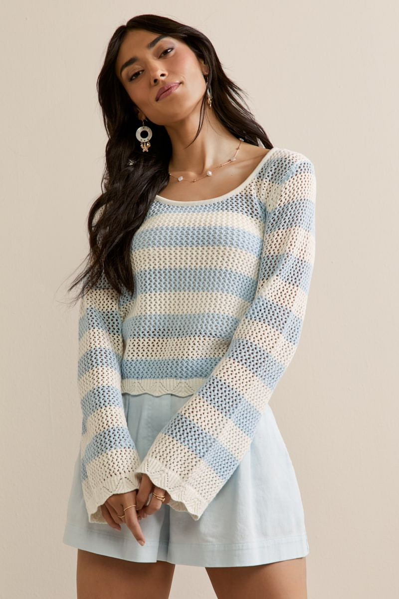 Mabel Striped Pullover Sweater