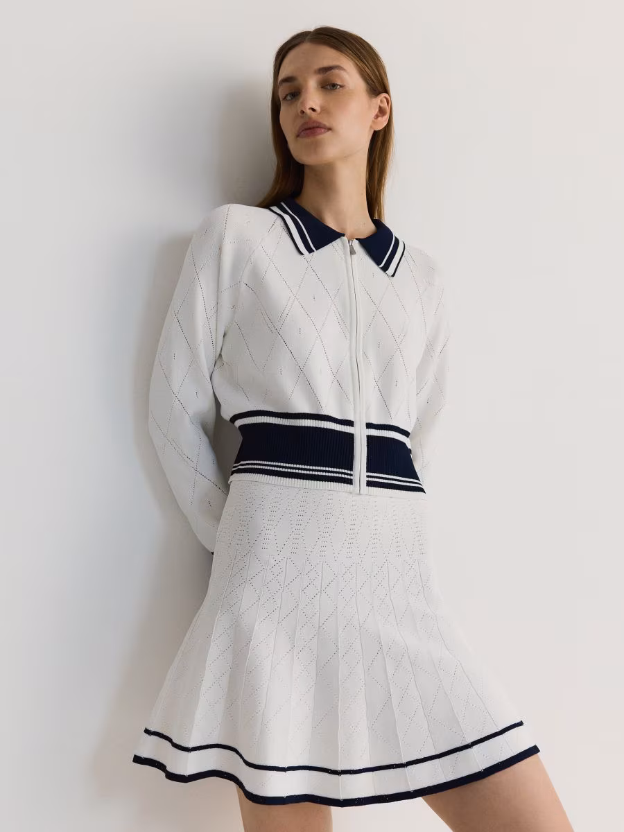 Viscose Rich Jersey Mini Skirt