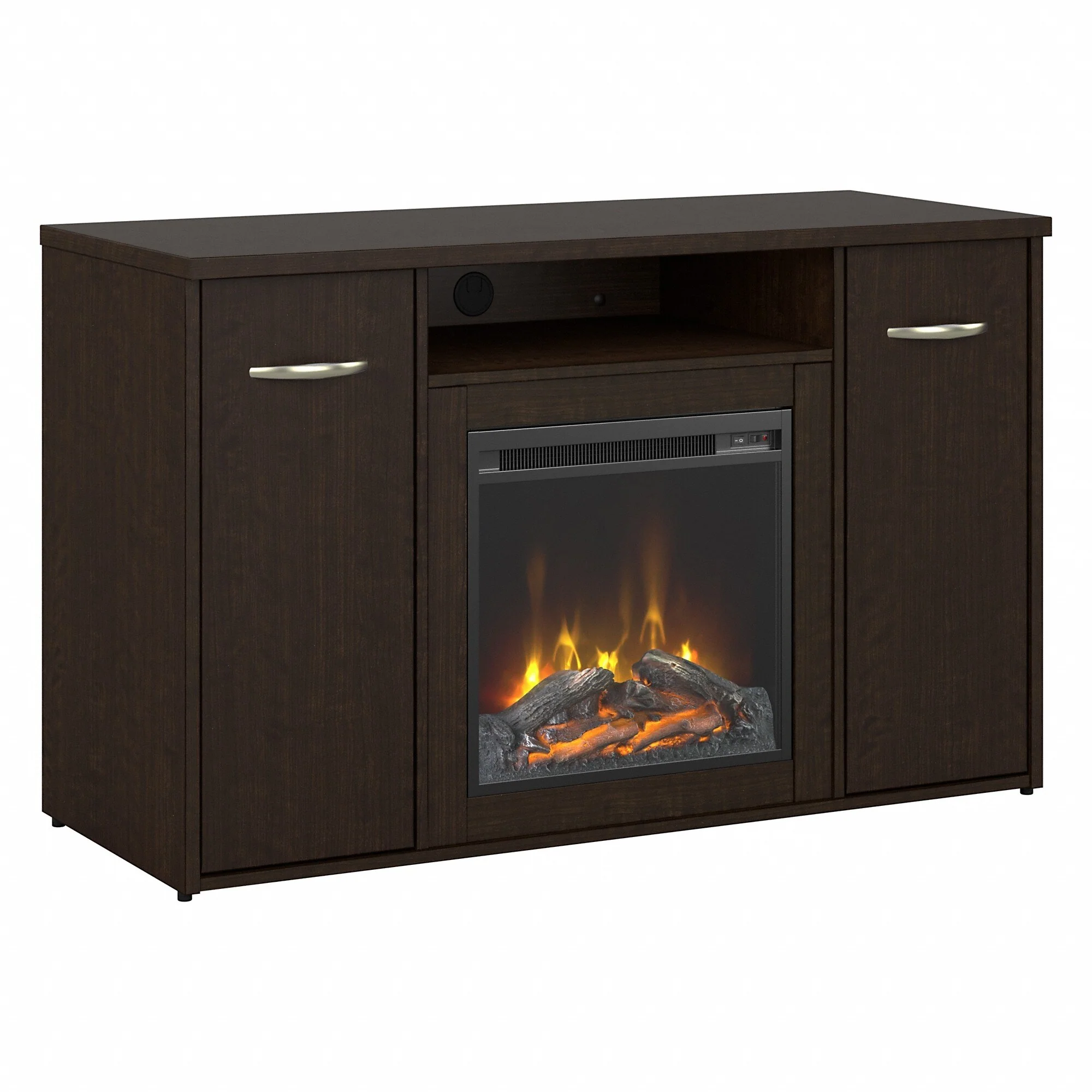 Series C 48W Electric Fireplace Cabinet by Bush Business Furniture