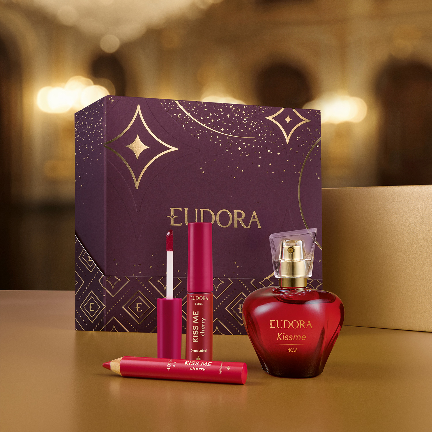 Kit Presente Eudora Kiss Me Now (3 itens)