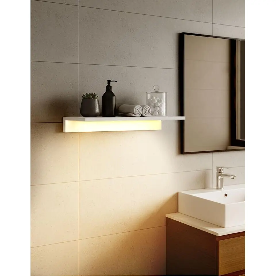 FERREIRA - Foto- en spiegellamp - Wit - Metaal