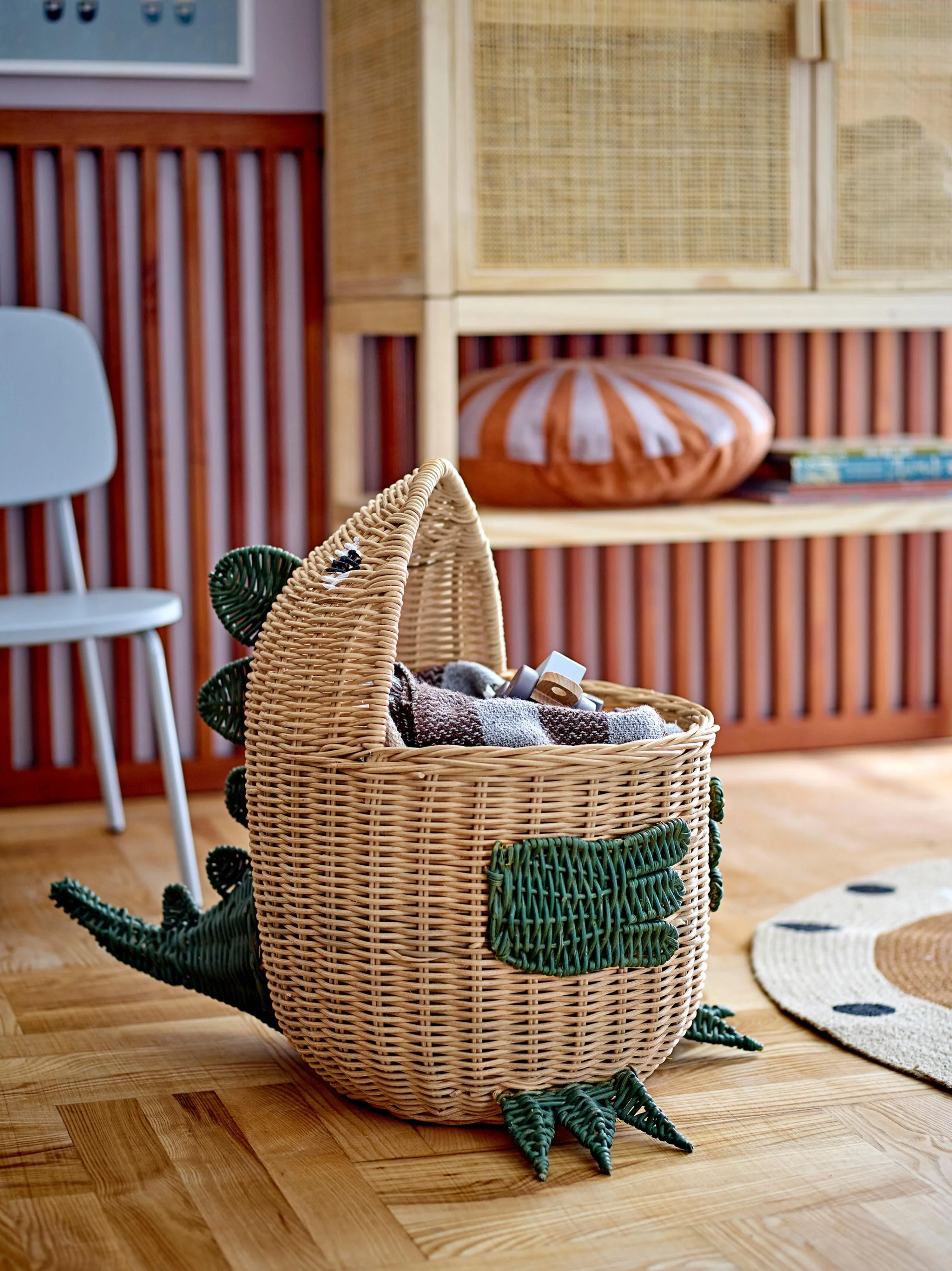 Aufbewahrungskorb Eddi aus Rattan
