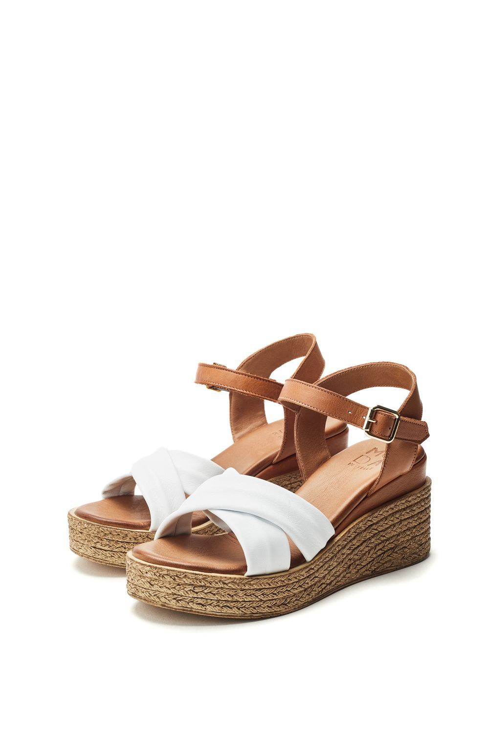 Moda In Pelle Kona' Leather Wedges