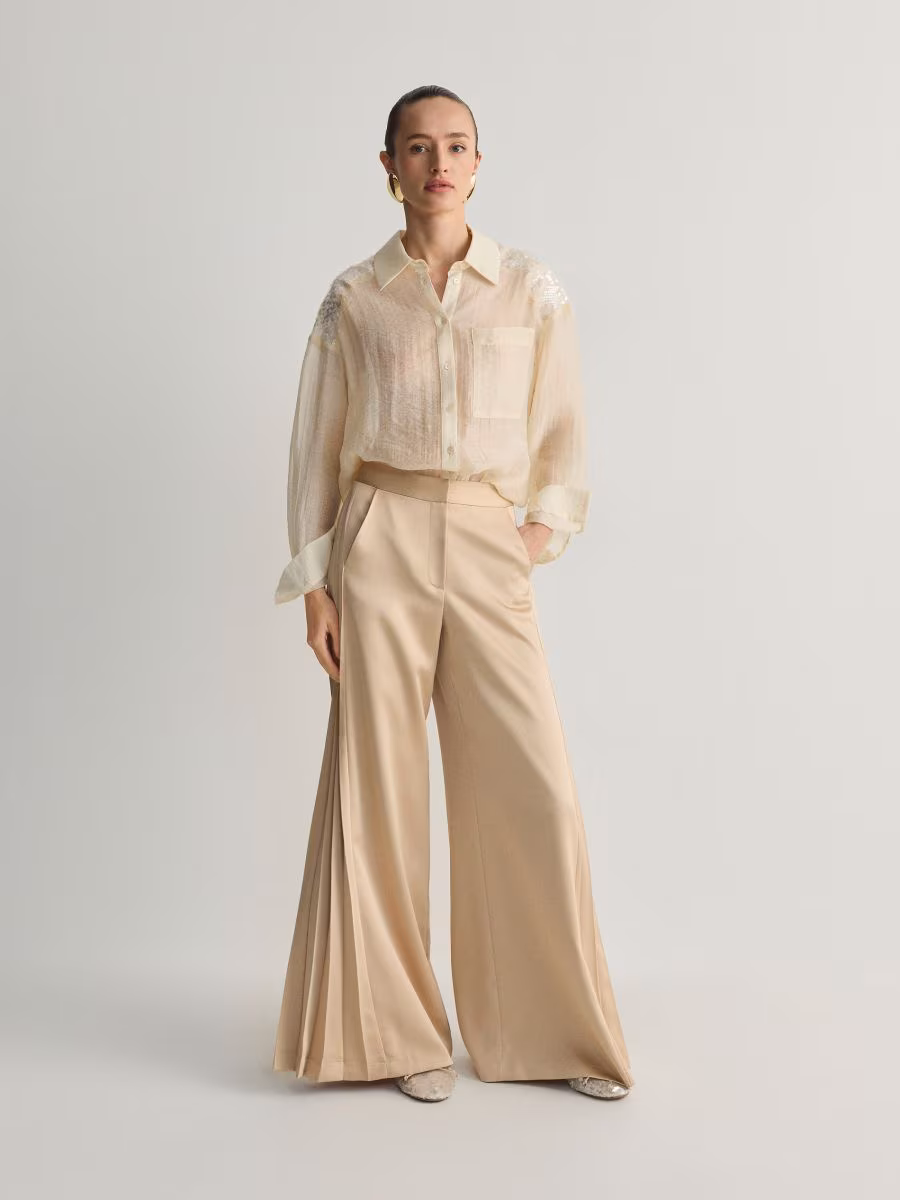 Pleated Trousers