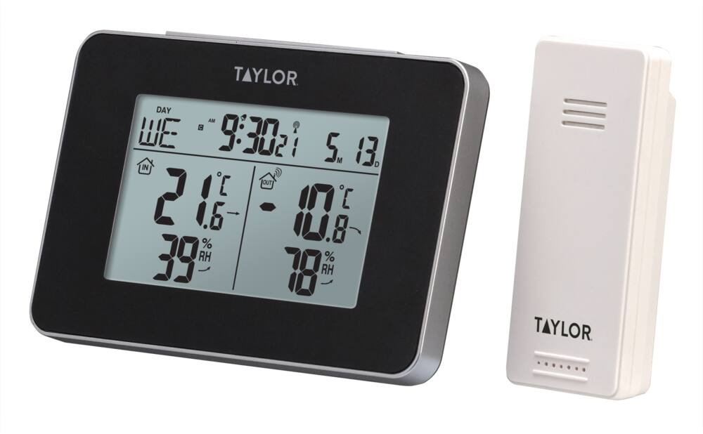Taylor Indoor/Outdoor Wireless Weather Station Digital Thermometer