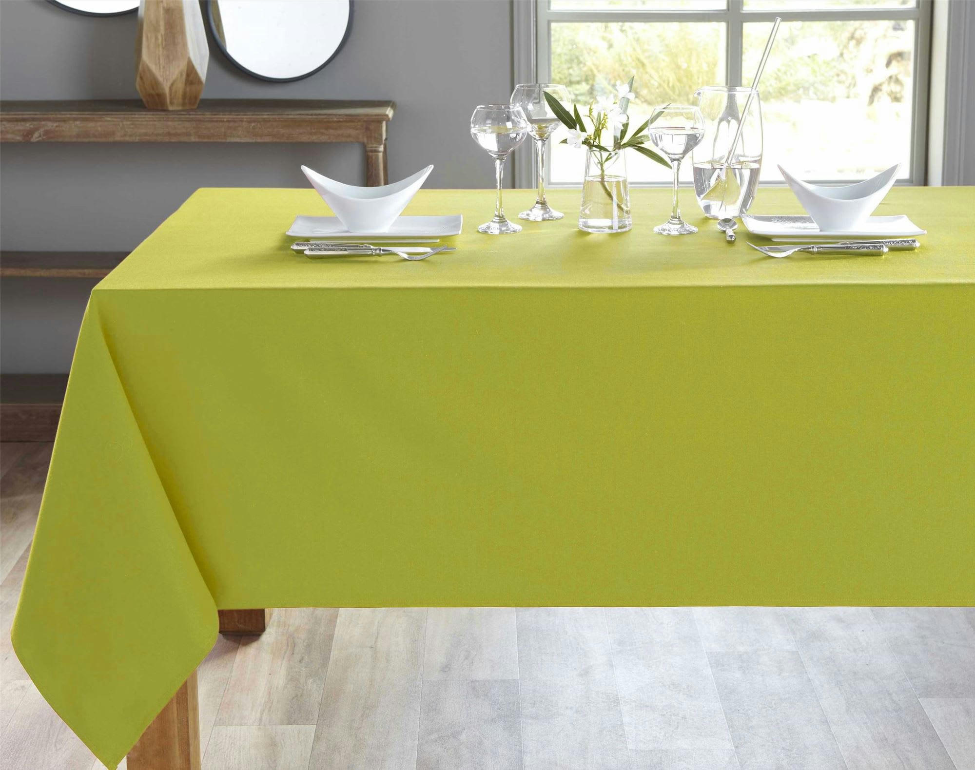 LONA - Nappe 150x150 vert en coton