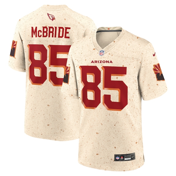 Trey McBride Arizona Cardinals Nike 2025 Rivalries Collection Game Jersey - Natural