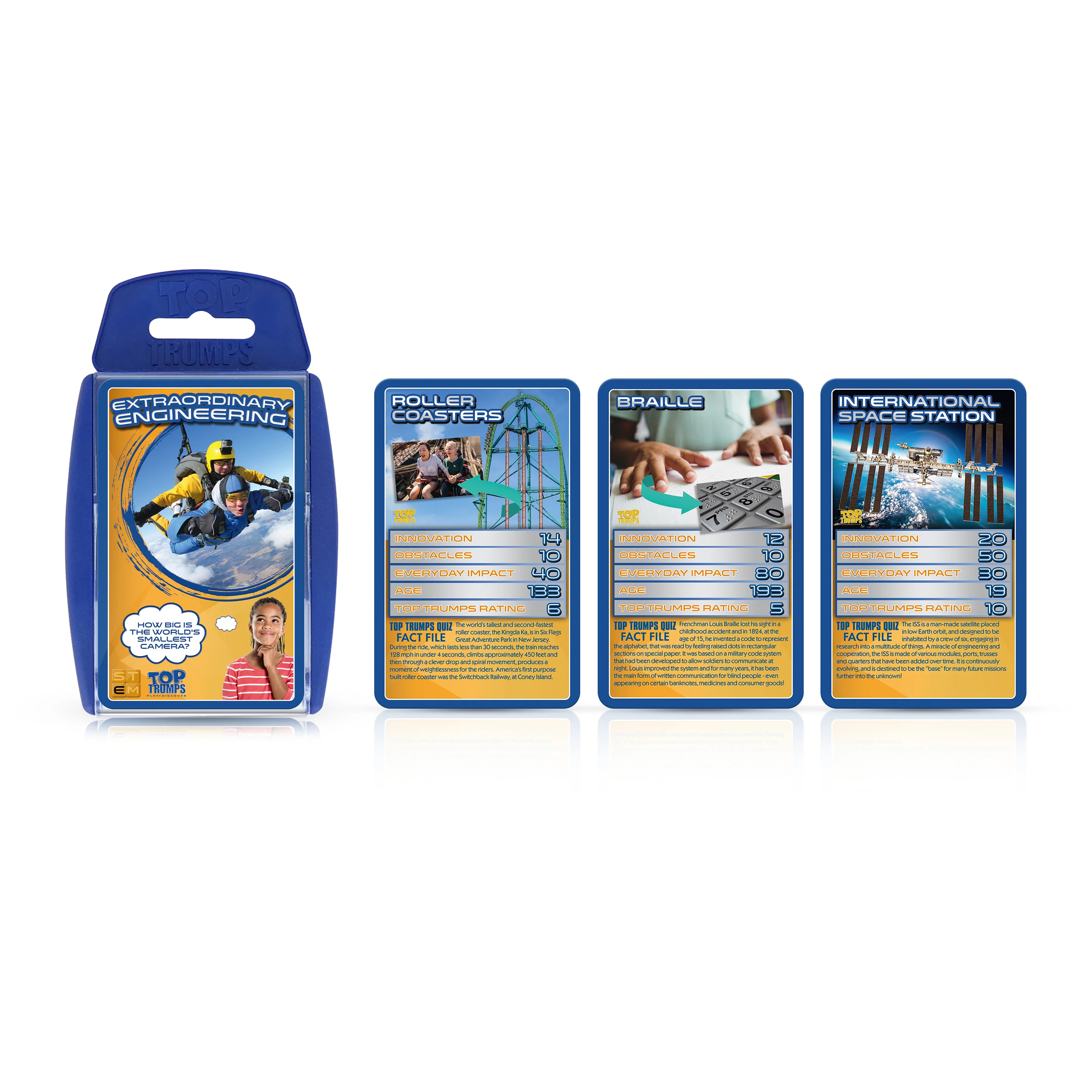Top Trumps Cards, STEM: Extraordinary Engineering