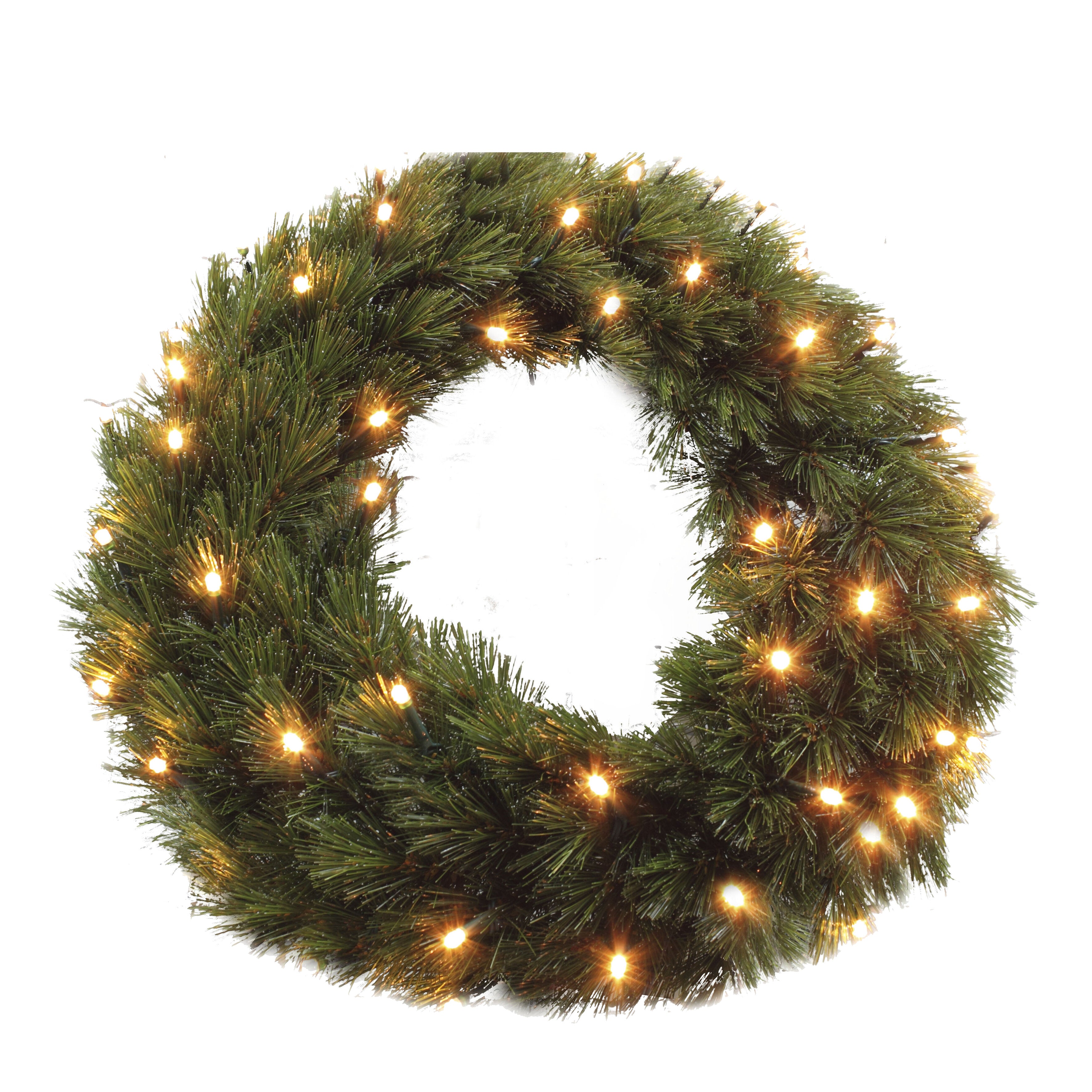 Triumph Tree Forest Frosted Kerstkrans met LED Verlichting - Kerst Krans Ø60 cm - Groen