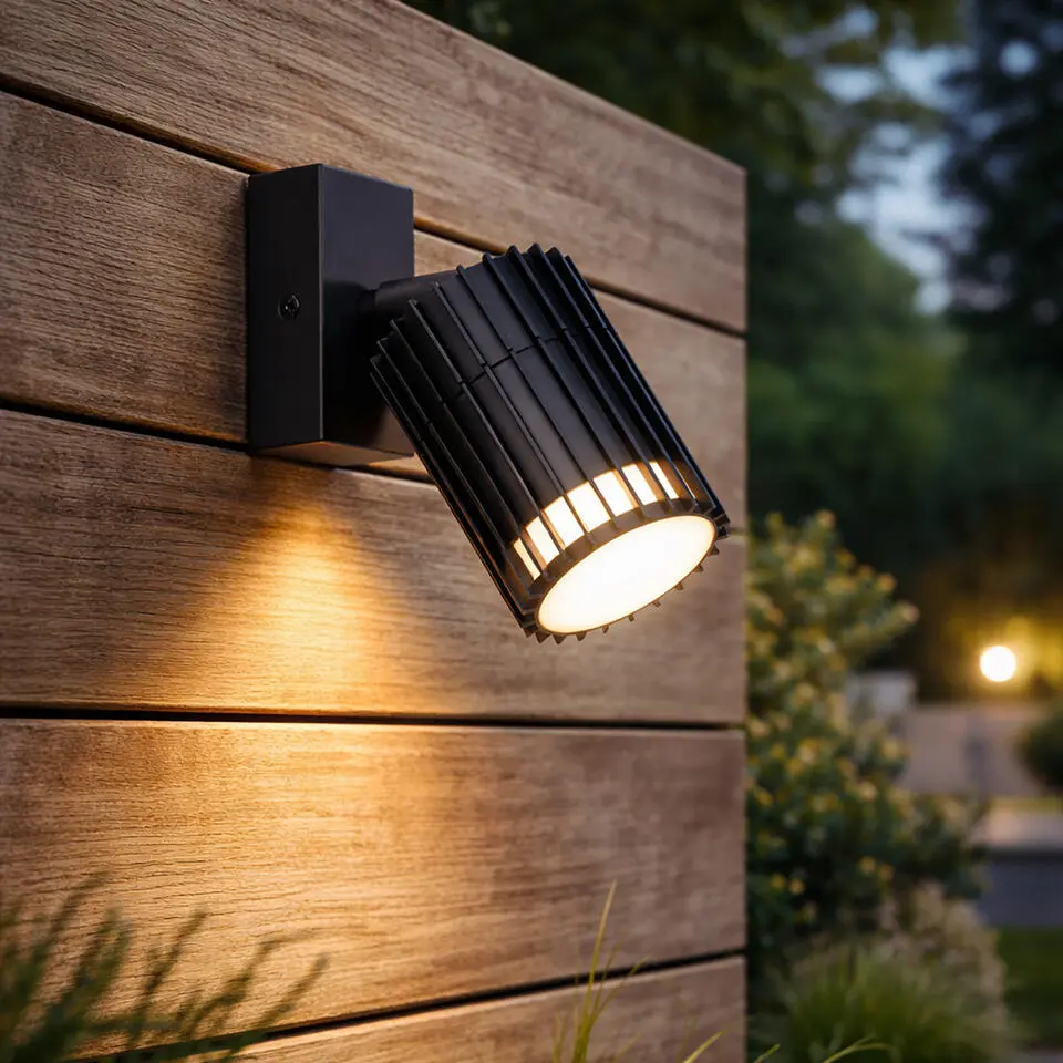 Qazqa spot boris zwart gu10