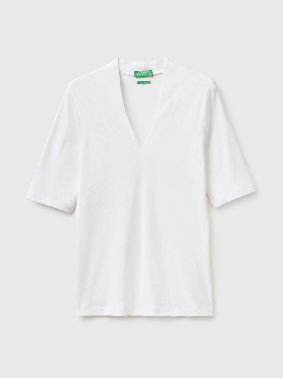 Slim fit t-shirt in long fiber cotton