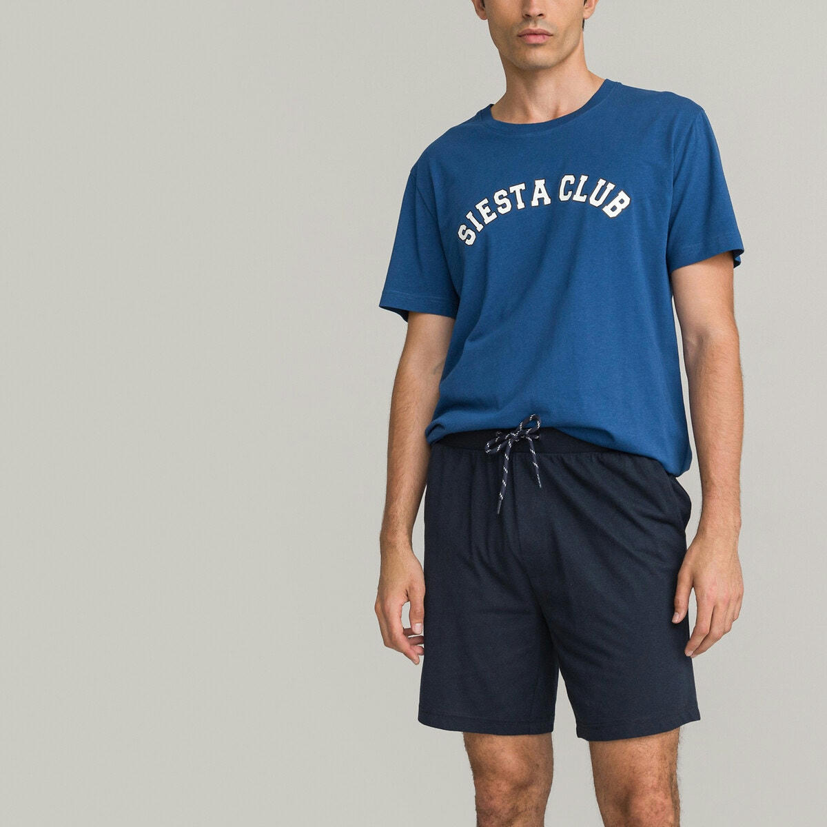 Pyjashort manches courtes encolure ronde