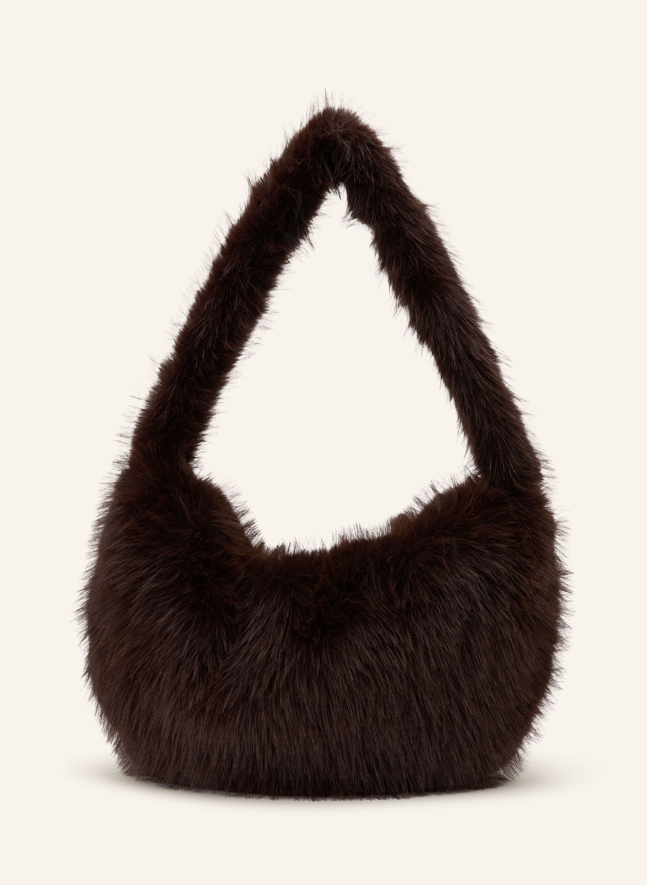 MRS & HUGS Schultertasche aus Kunstfell