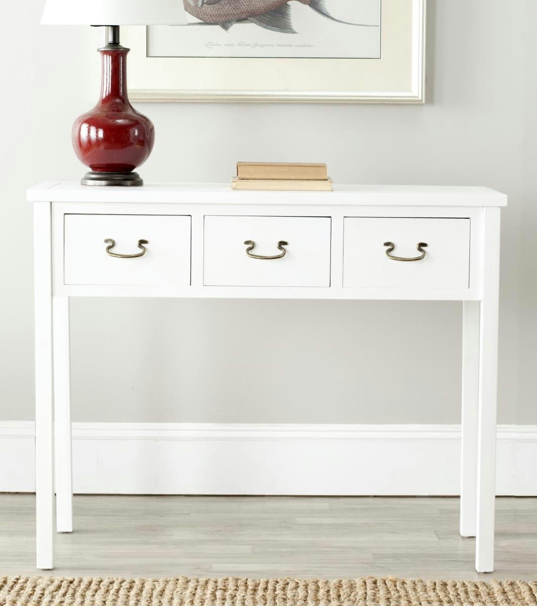 CEIL - Consoles Peuplier en Blanc, 35 X 100 X 80 cm